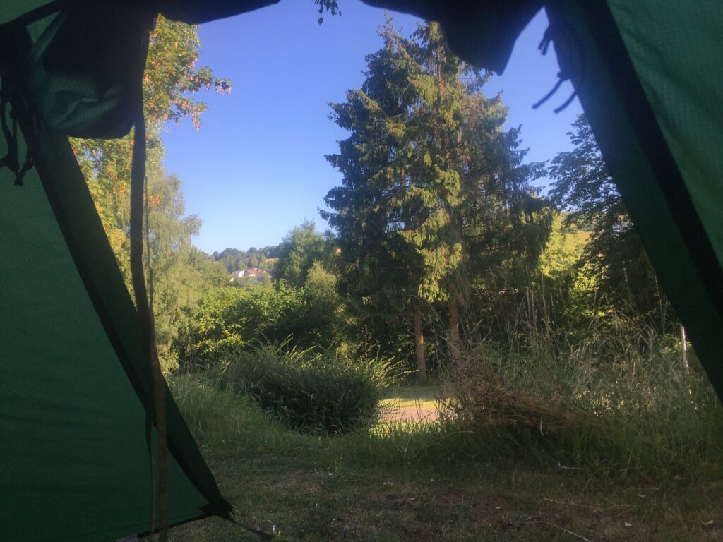 View from our tent in Ettlebruck
Copyright © letsexplorehere.com