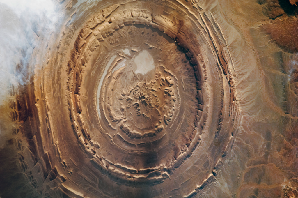 Richat Structure - the eye of Sahara - in Mauritania