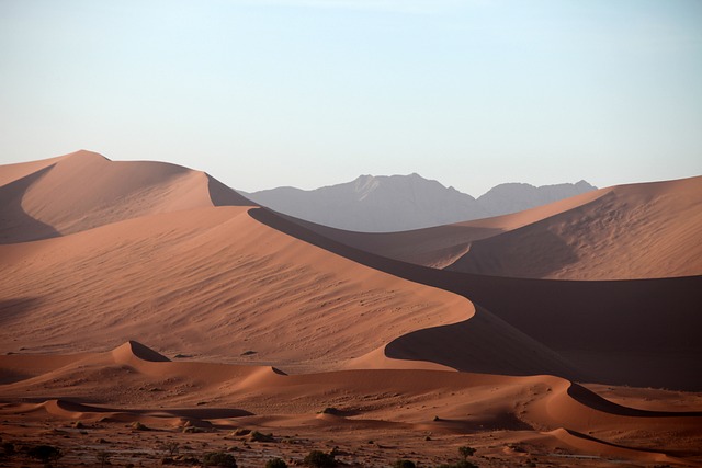 Tthe Namib desert in Namibia
