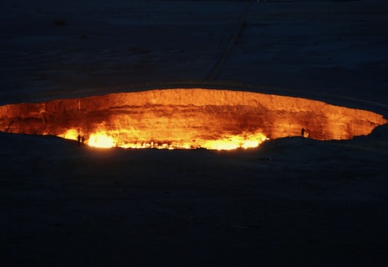 Gates of Hell, Darvaza gas crater, Turkmenistan
