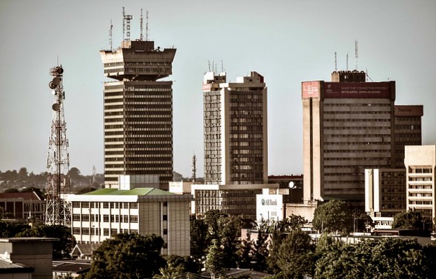 Lusaka skyline, Zambia
