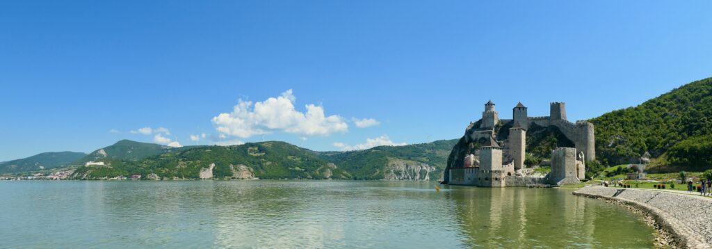 Golubac fortress, Serbia, with Romania to the left of the picture
Copyright © letsexplorehere.com