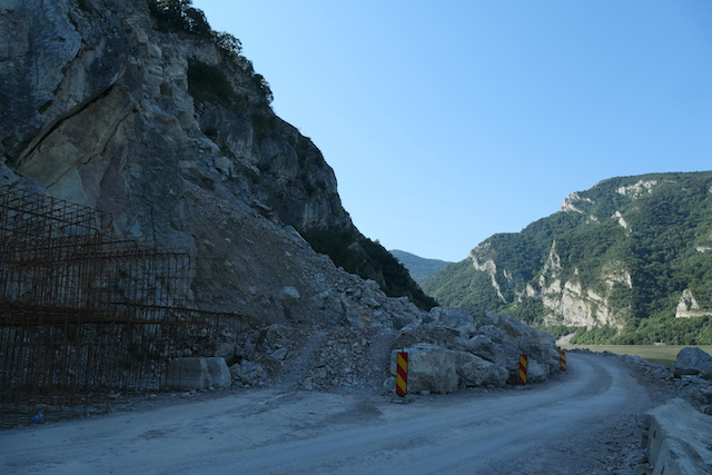 Landslide on road in Romania
Copyright © letsexplorehere.com