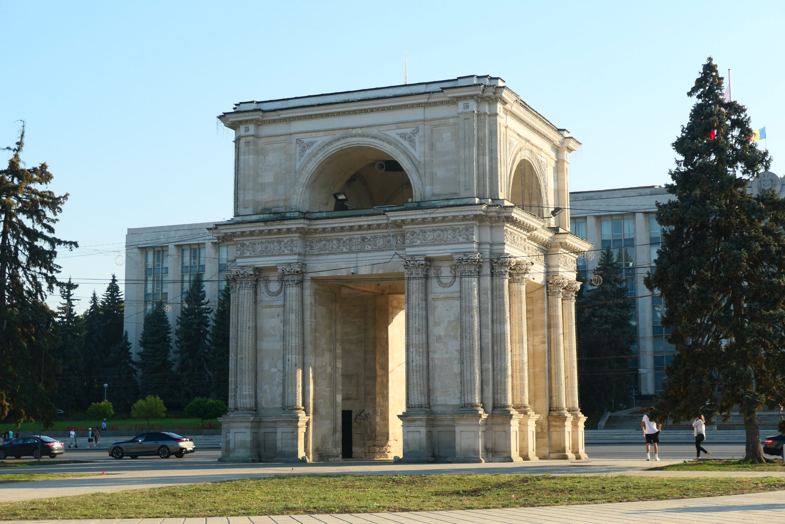 Triumphal arch in Chisinau in Moldova
Copyright © letsexplorehere.com