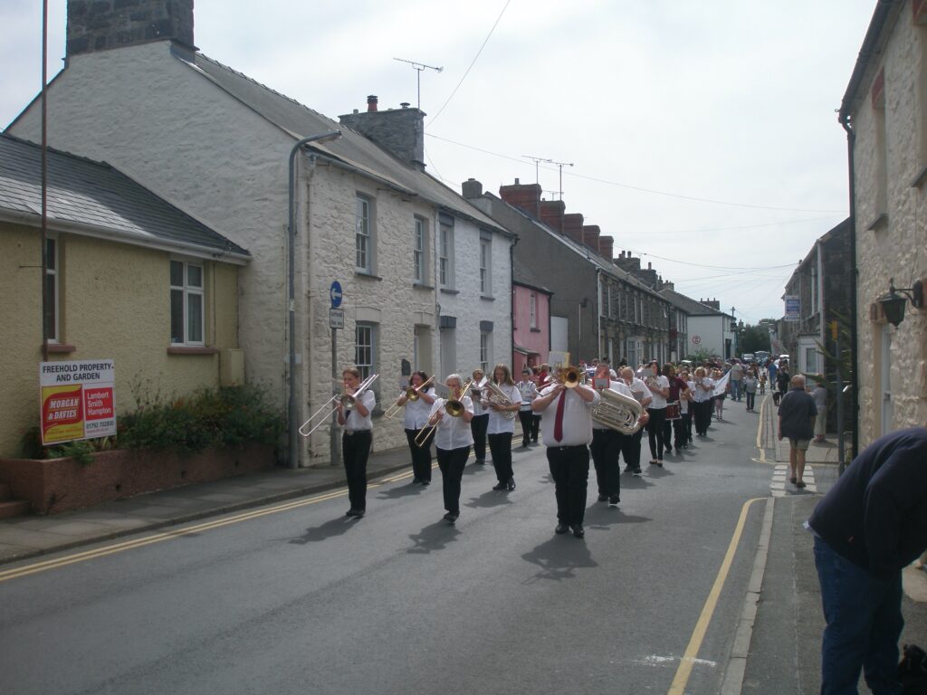 St David's Brass Band celebrating St David's day, Wales
Copyright © letsexplorehere.com