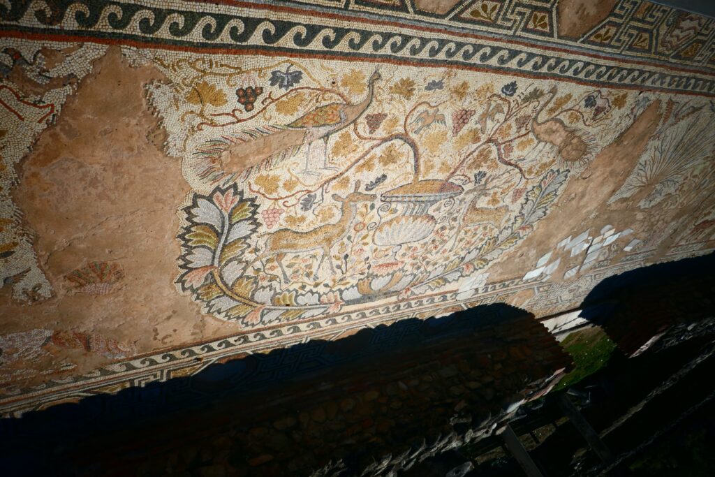 Magnificent mosaics in the Large basilica at Heraclea, North Macedonia
Copyright © letsexplorehere.com