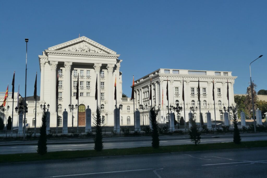 Parliament building, Skopje, North Macedonia
Copyright © letsexplorehere.com
