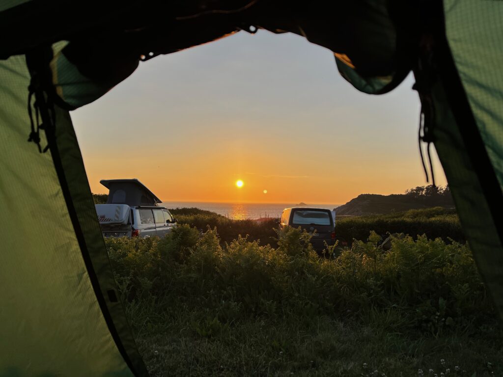 Sunset from the tent, Pointe de Corsen
Copyright © letsexplorehere.com