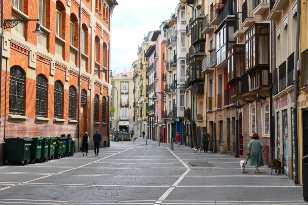 Typical street in Pamplona old city, Spain
Copyright © letsexplorehere.com