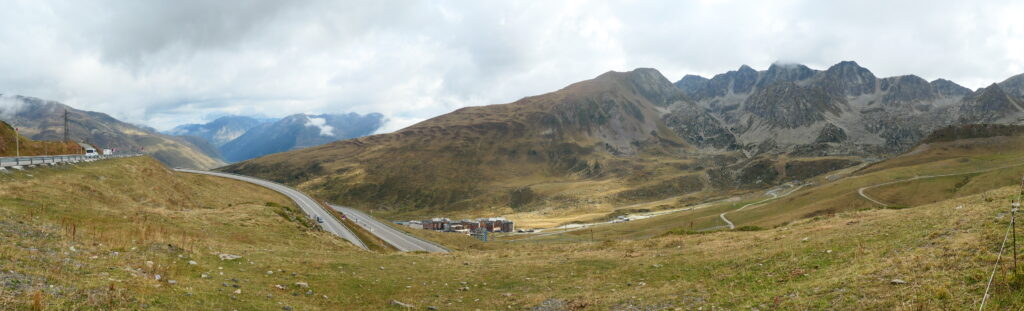 Looking back towards El Pas de la Casa and views over mountains, Andorra
Copyright © letsexplorehere.com