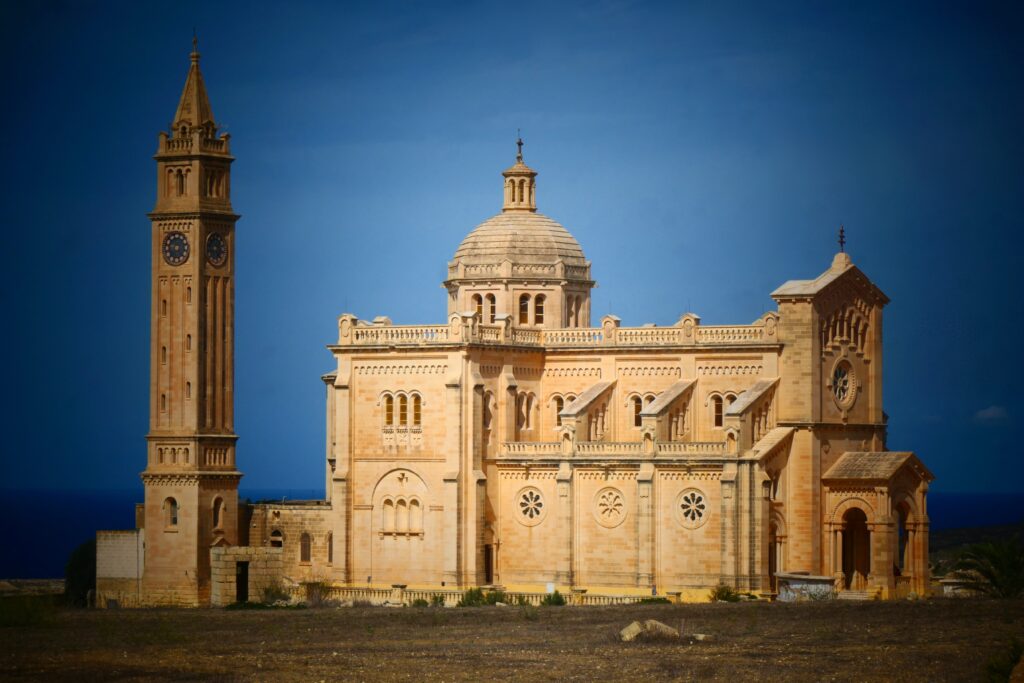 Basilica of the National Shrine of the Blessed Virgin of Ta' Pinu, near Gharsi in Gozo, Malta
Copyright © letsexplorehere.com