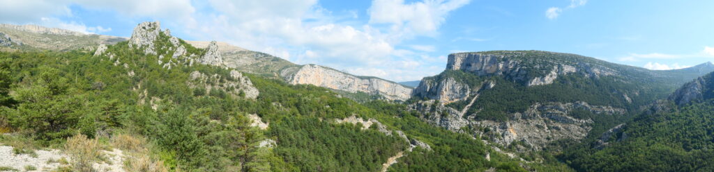 Panoramic view of the Verdon gorge, France
Copyright © letsexplorehere.com