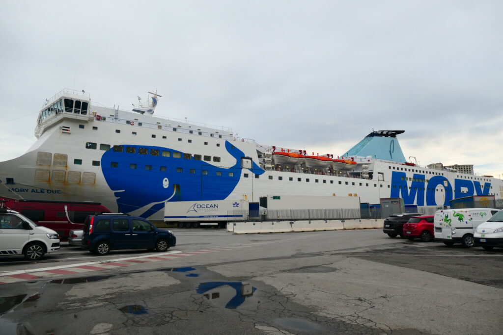 The Moby lines ferry at the port of Genoa, Italy
Copyright © letsexplorehere.com
