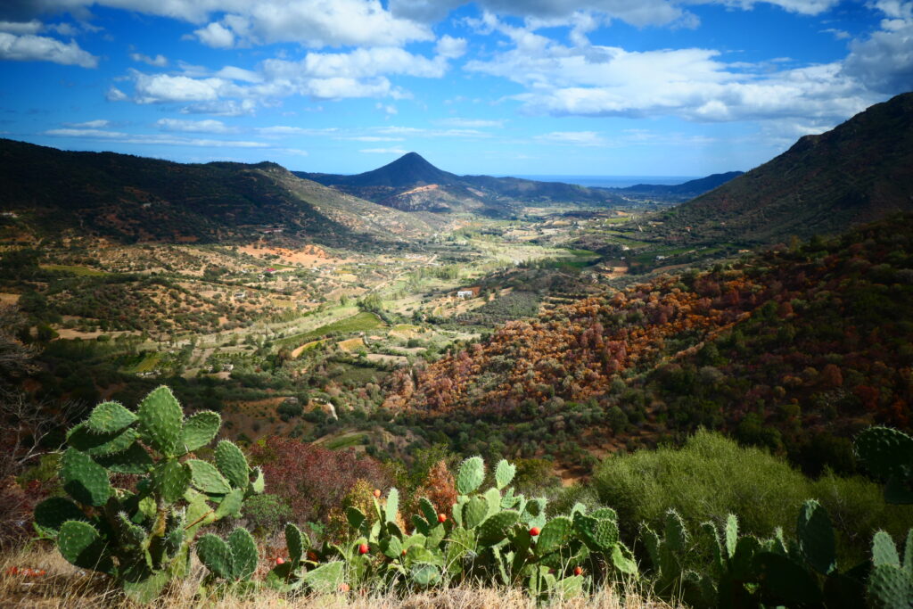 Stunning scenery View south of Gairo Sant'Elena towards Cardedu, Sardinia
Copyright © letsexplorehere.com