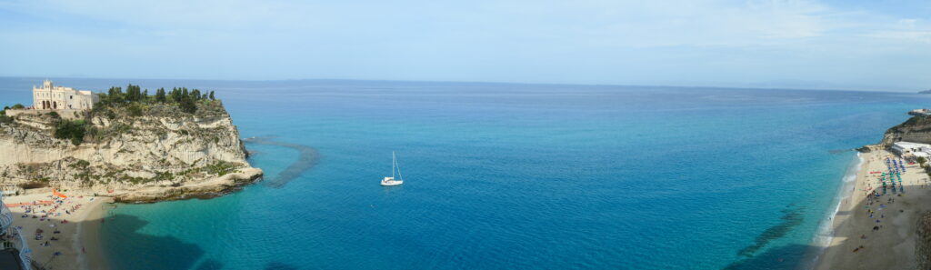 Sanctuary of Santa Maria of the Island of Tropea (left) and Rotonda Beach, Italy
Copyright © letsexplorehere.com