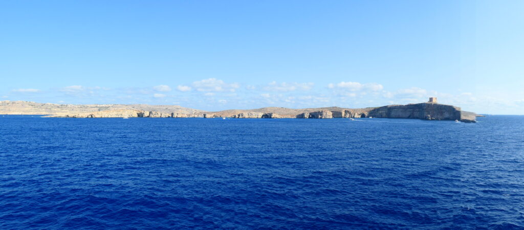 Comino island with Saint Mary's Tower on the right
Copyright © letsexplorehere.com
