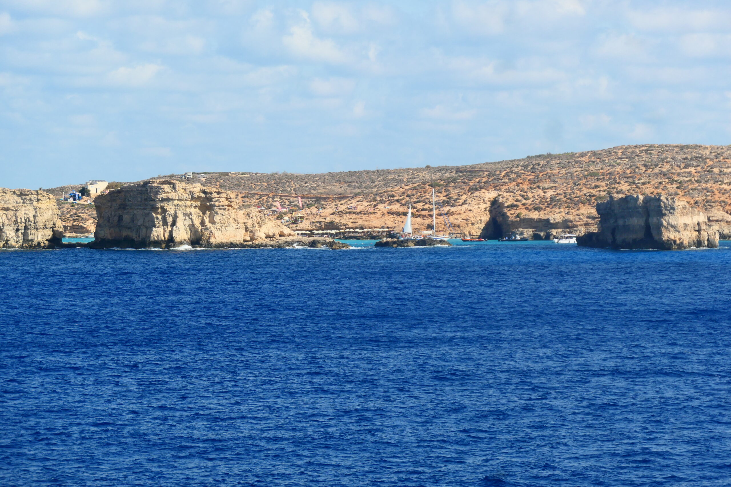The blue lagoon of Comino island from the ferry to Gozo
Copyright © letsexplorehere.com