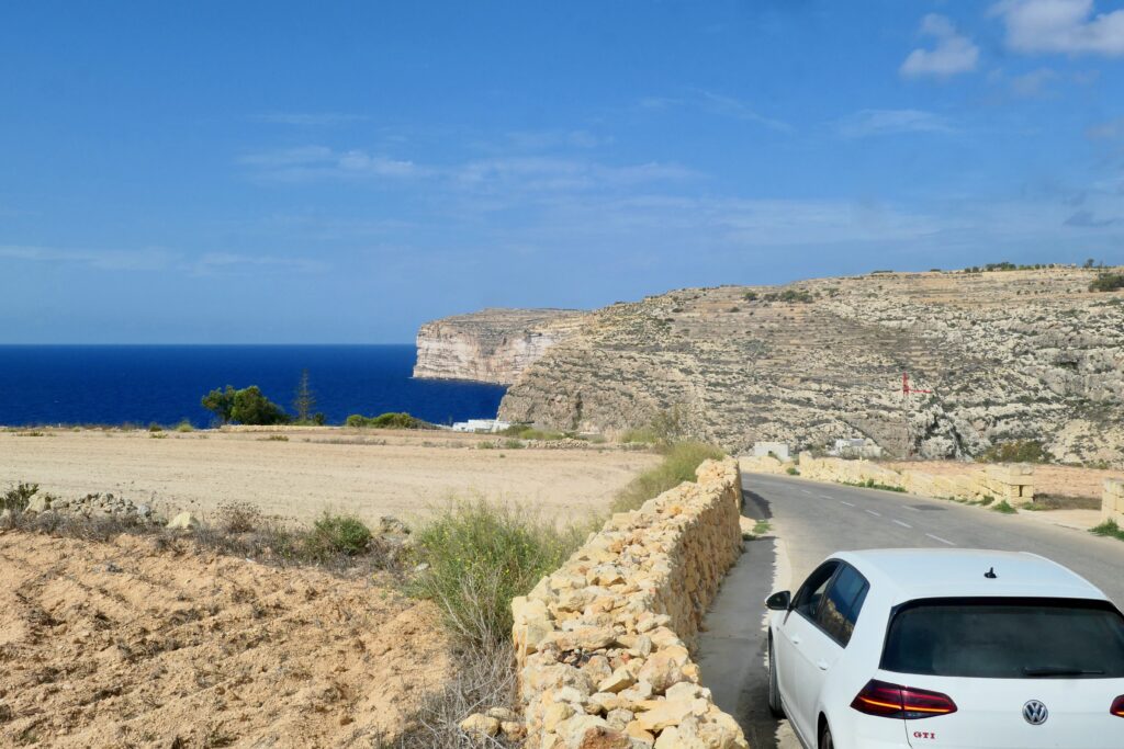 Driving towards Sanap Cliffs, Gozo
Copyright © letsexplorehere.com