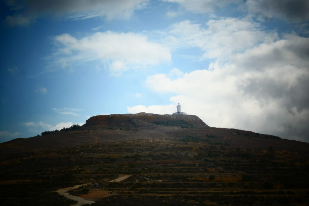 The Ġurdan lighthouse on the Ġurdan hill, Gozo
Copyright © letsexplorehere.com