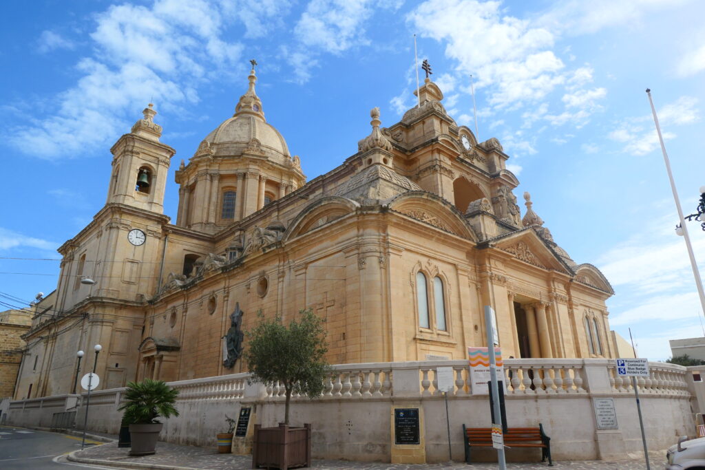 Side view of Nadur Parish Church, Gozo
Copyright © letsexplorehere.com