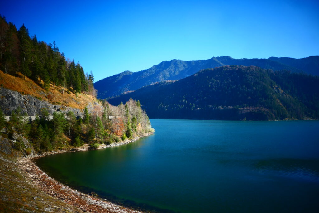 The Sylvenstein reservoir dam on the German alpine route, Germany
Copyright © letsexplorehere.com