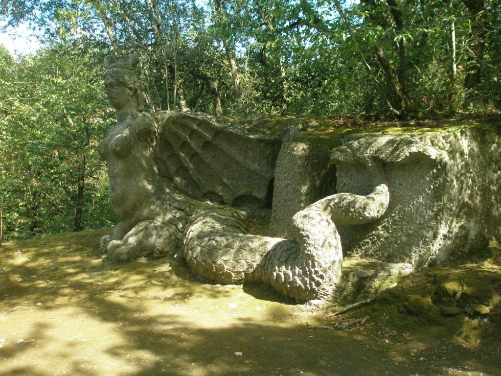 Mythical monsters in the Sacro Bosco, Bomarzo, Italy
Copyright © letsexplorehere.com