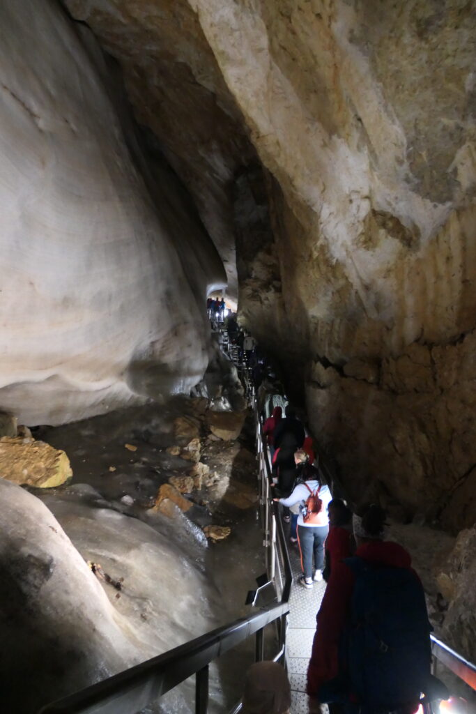 Decending the ice cave, Slovakia
Copyright © letsexplorehere.com