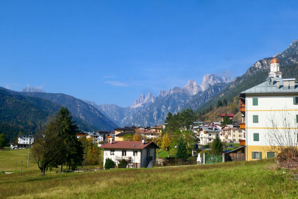 The Dolomites dominate Santa Caterina, mainland Italy
Copyright © letsexplorehere.com