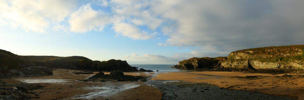 The beach and bay at Porth Dafarch Wales
Copyright © letsexplorehere.com