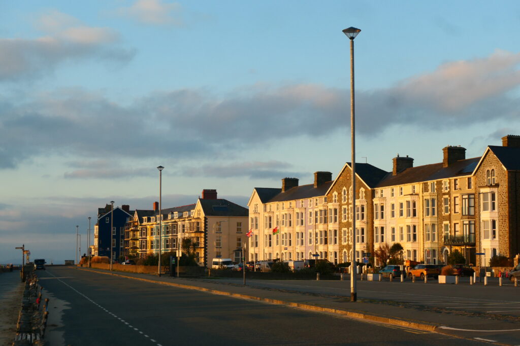 The promenade at Barmouth
