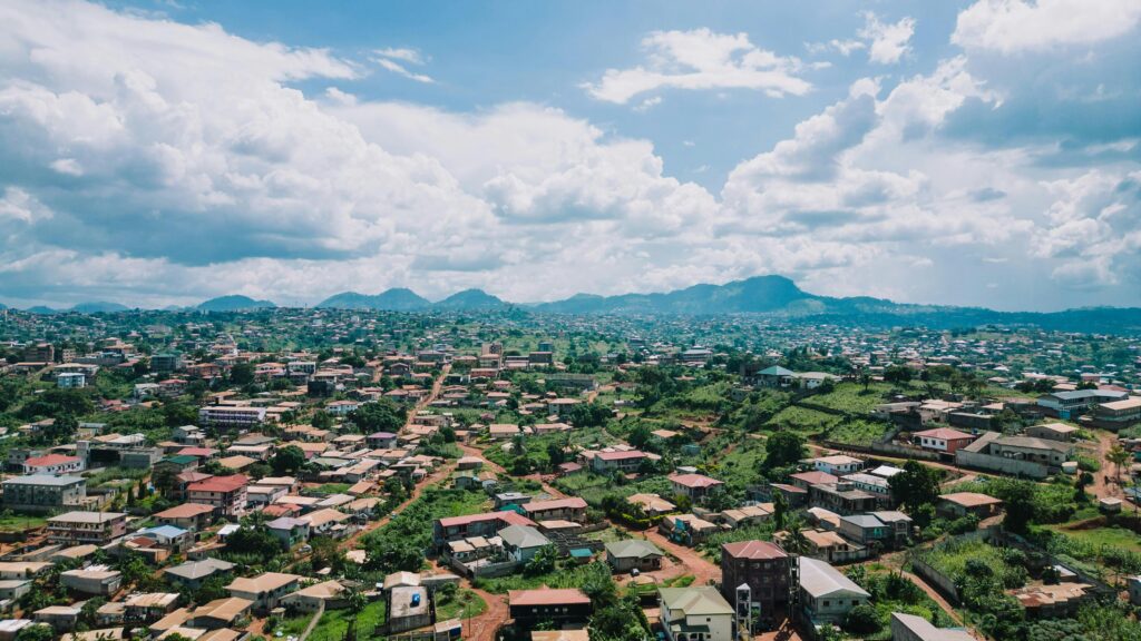 Panoramic view of Yaoundé, Cameroon
