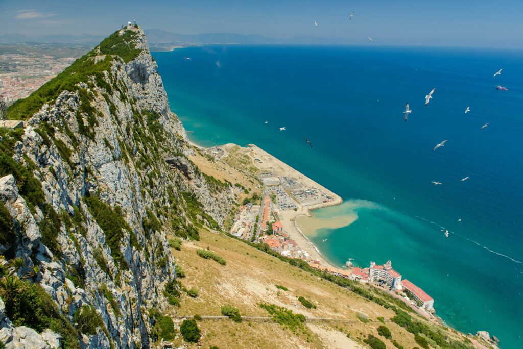 Overlooking Gibraltar from the Rock