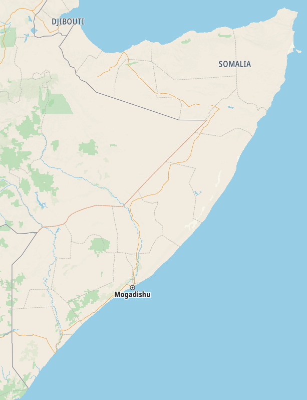 Map of Somalia
Copyright © letsexplorehere.com
