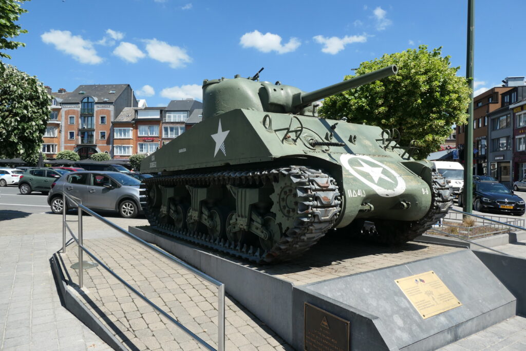 interesting tank in the centre of Bastogne, Belgium
Copyright © letsexplorehere.com