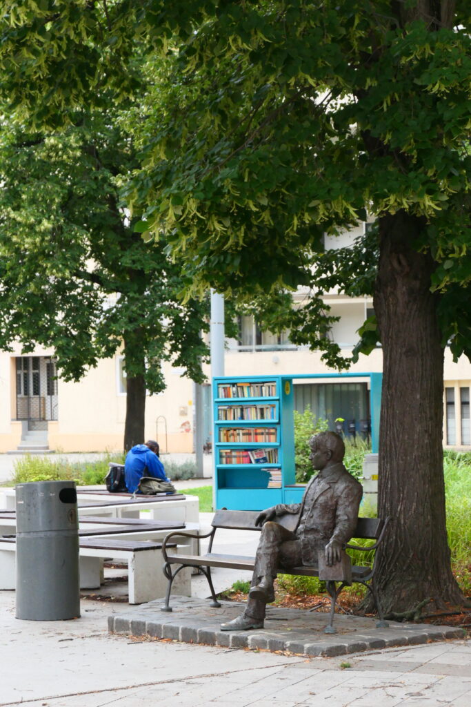 Sculpture of the poet Endre Ade, by Ádám Győrfi, Debrecen, Hungary
Copyright © letsexplorehere.com