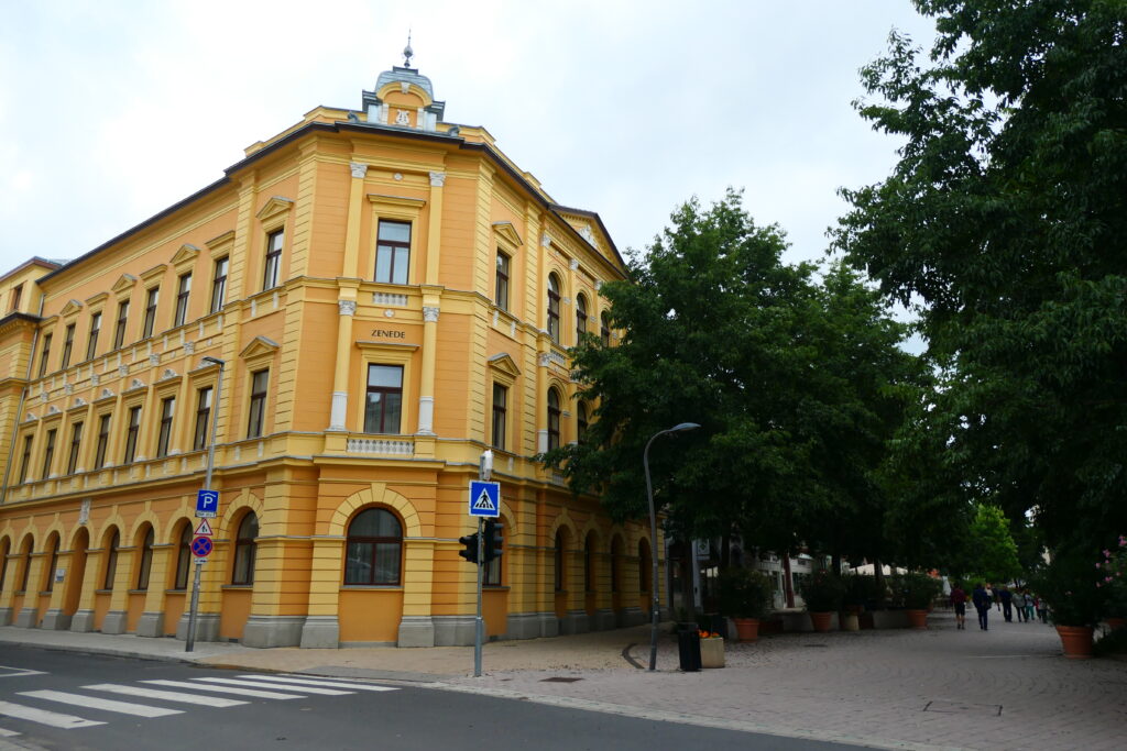Bright, colourful buildings in Debrecen, Hungary
Copyright © letsexplorehere.com
