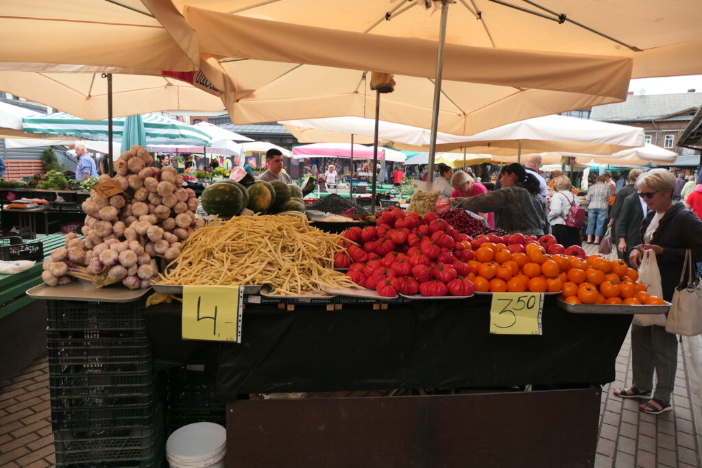 Fresh market produce, Liepāja, Latvia
Copyright © letsexplorehere.com