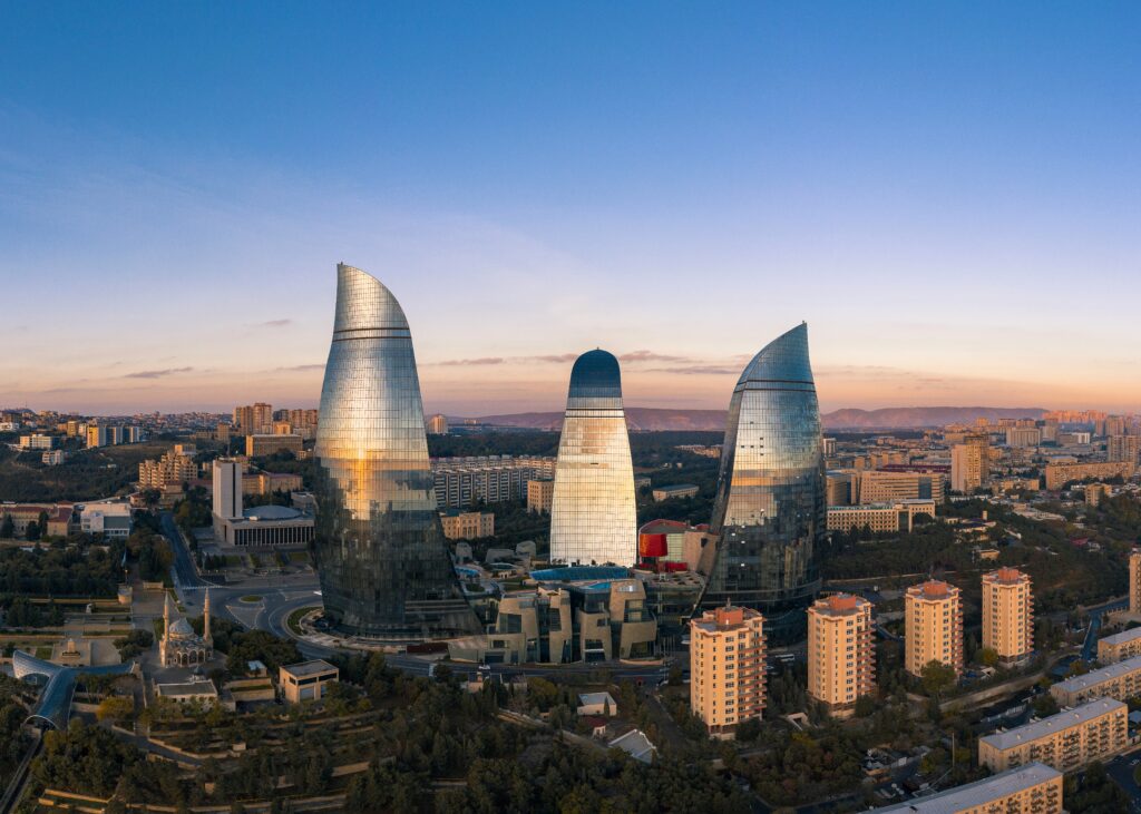 Flame Towers, Baku, Azerbaijan
