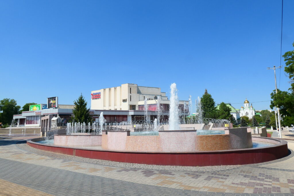Tiraspol Cinema and the fountains of Tiraspol, Transnistria, Moldova
Copyright © letsexplorehere.com